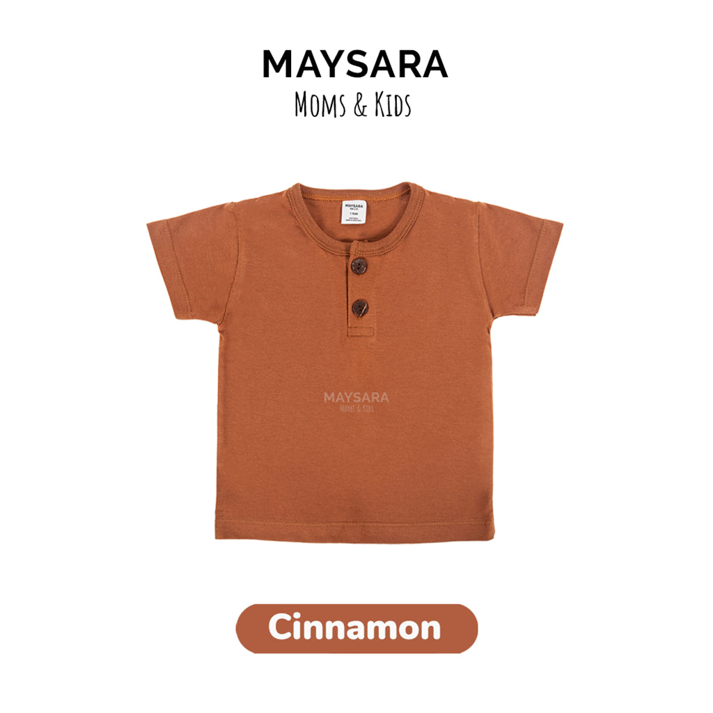 MINIMAY Kaos Anak Kancing Button Tee