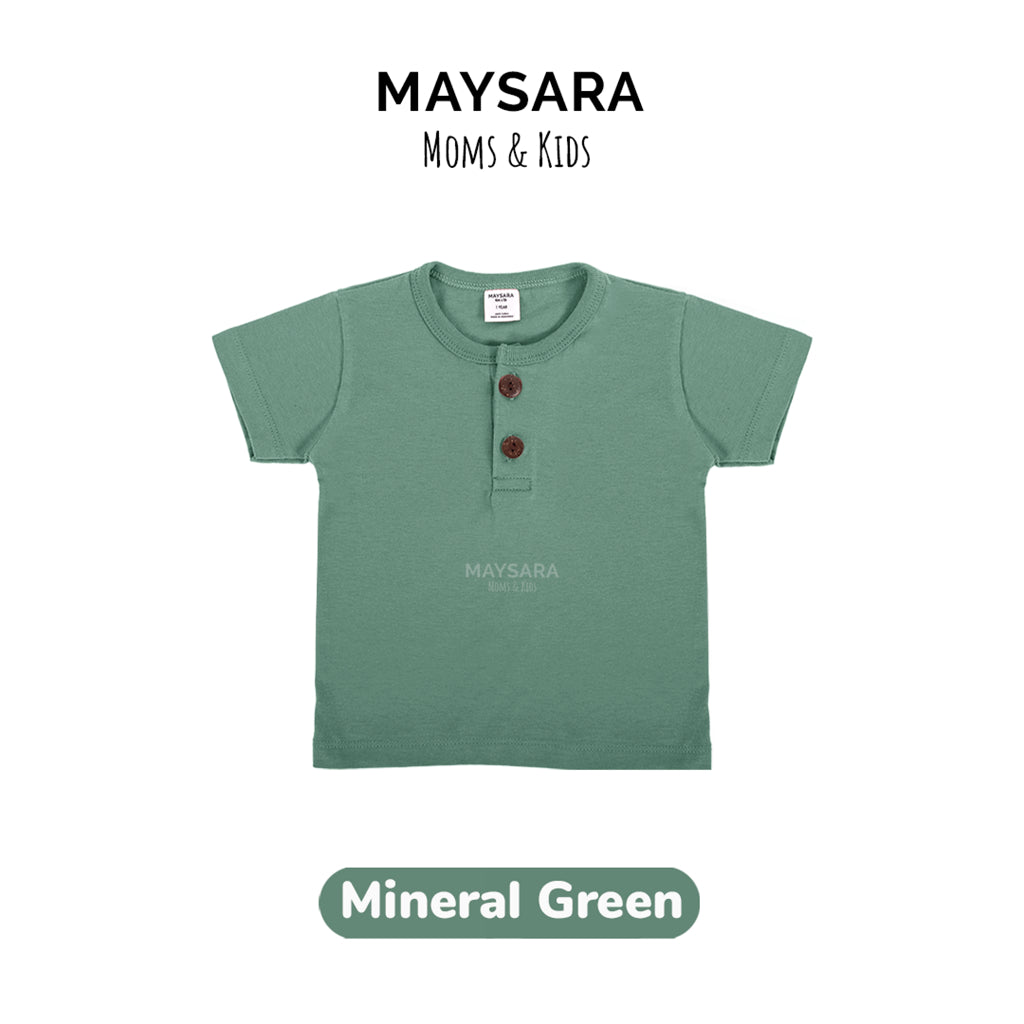 MINIMAY Kaos Anak Kancing Button Tee