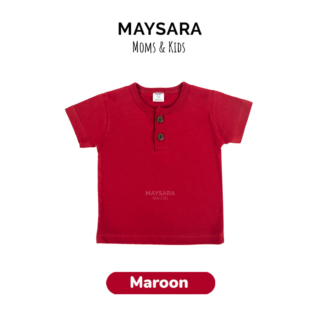 MINIMAY Kaos Anak Kancing Button Tee