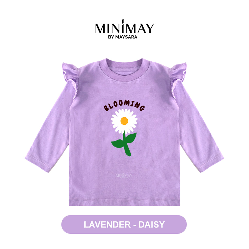 MINIMAY Kaos Lengan Panjang Bunga