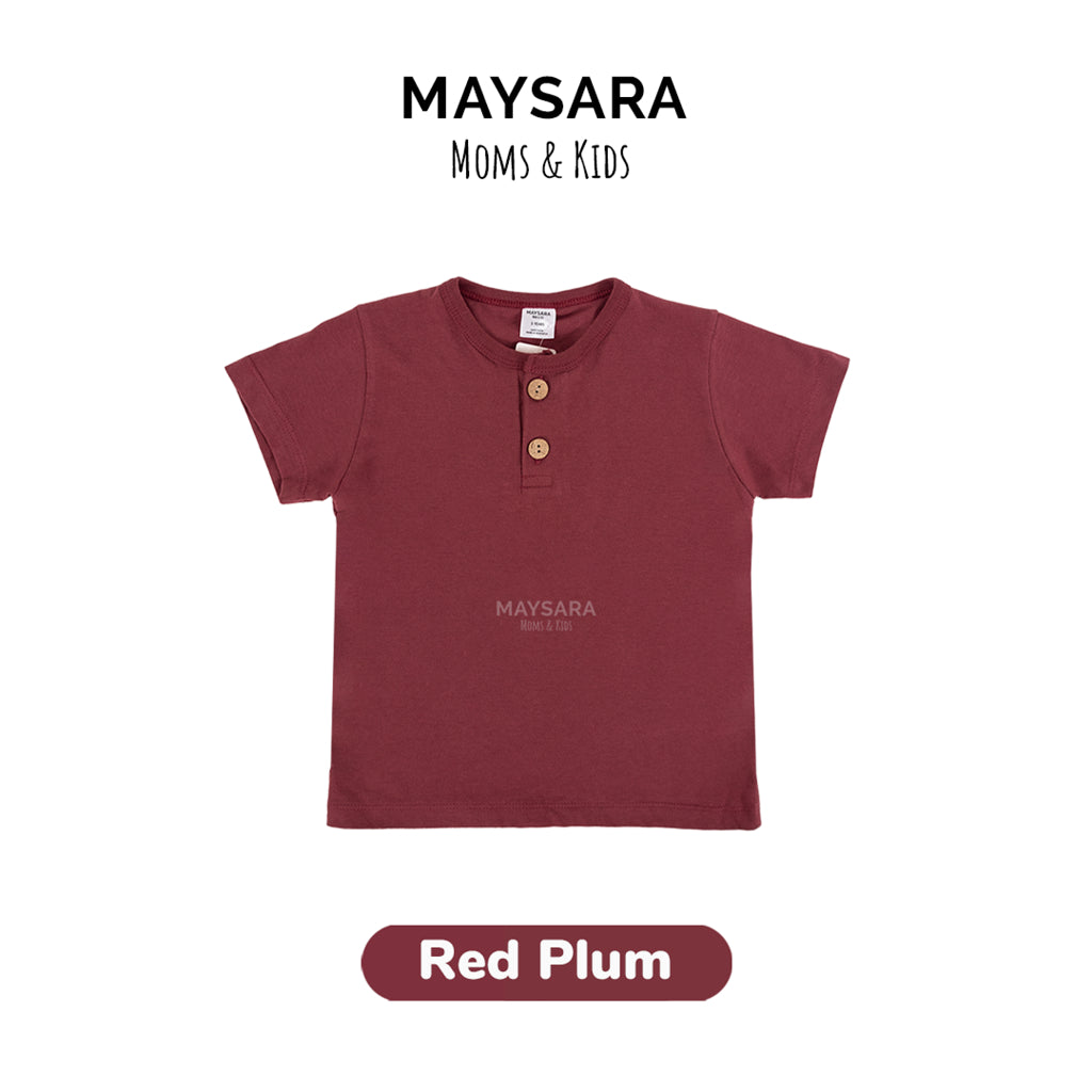 MINIMAY Kaos Anak Kancing Button Tee