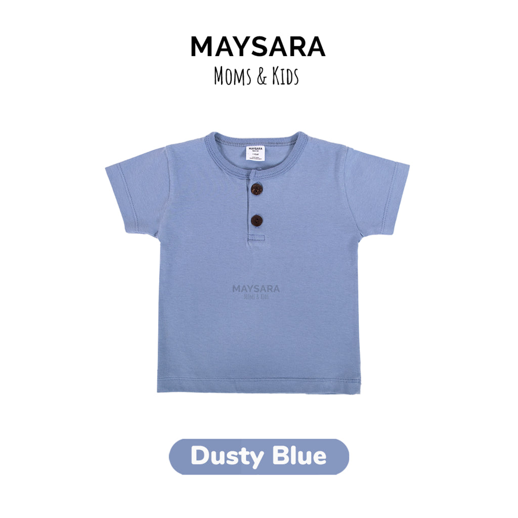 MINIMAY Kaos Anak Kancing Button Tee