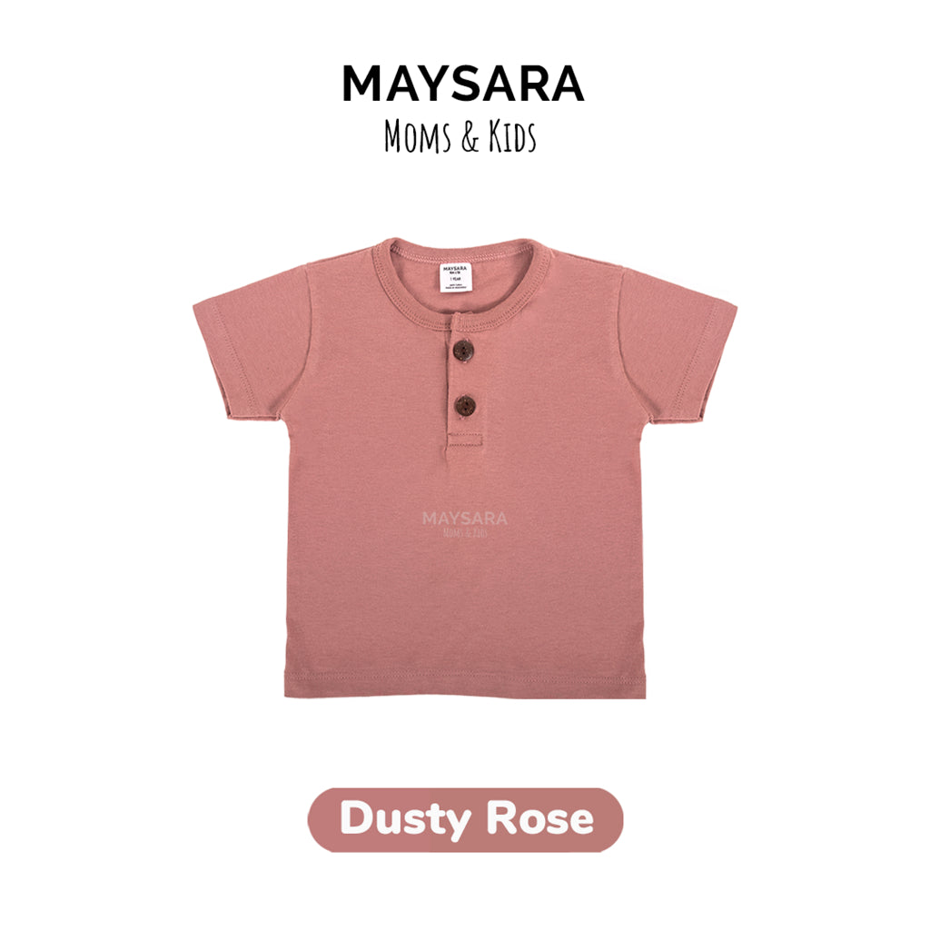 MINIMAY Kaos Anak Kancing Button Tee