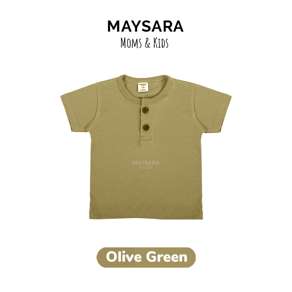 MINIMAY Kaos Anak Kancing Button Tee