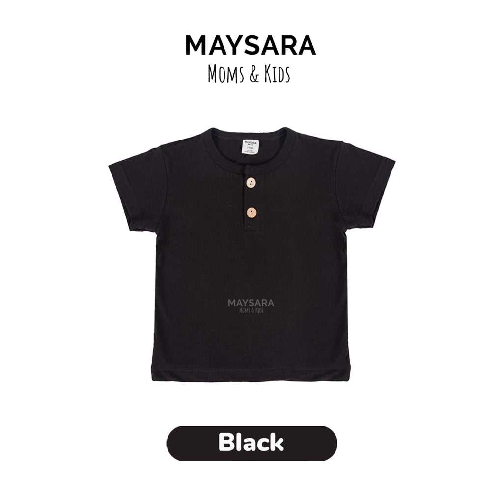 MINIMAY Kaos Anak Kancing Button Tee