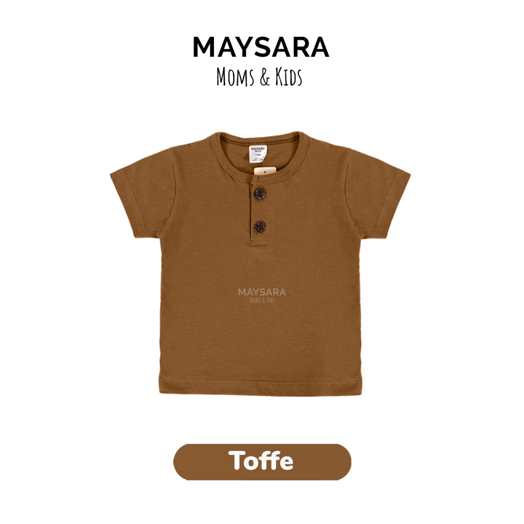 MINIMAY Kaos Anak Kancing Button Tee