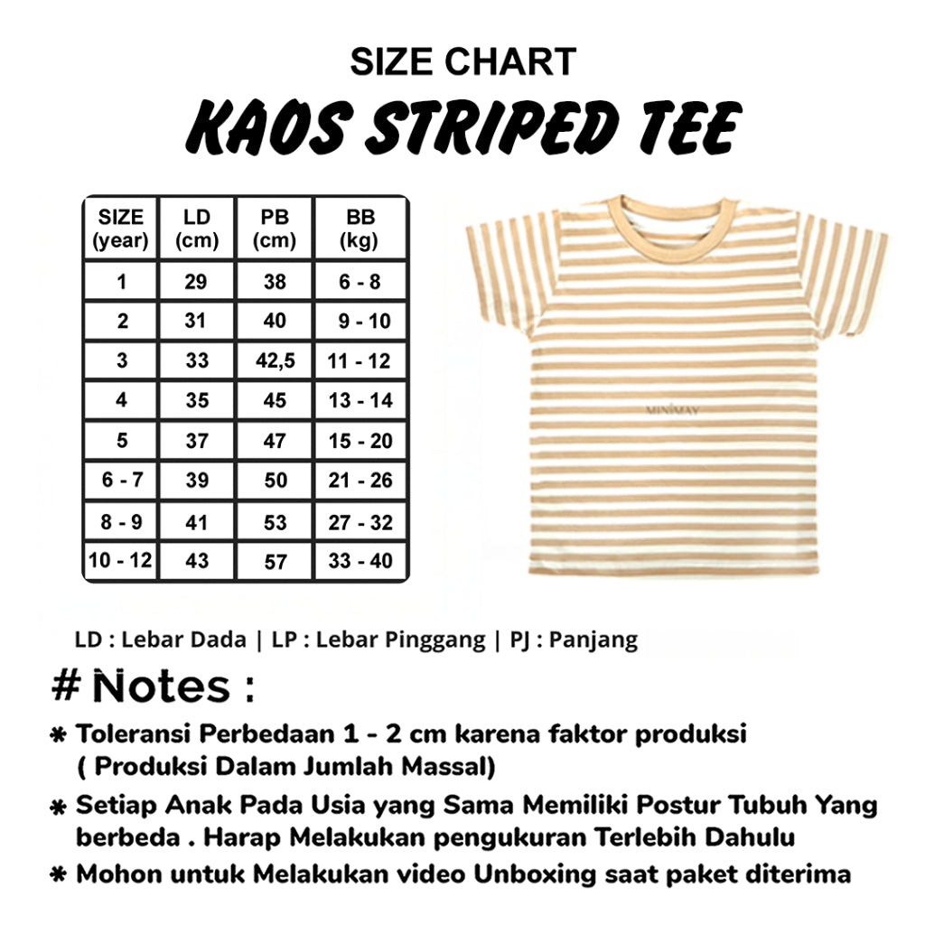 Kaos Striped Tee