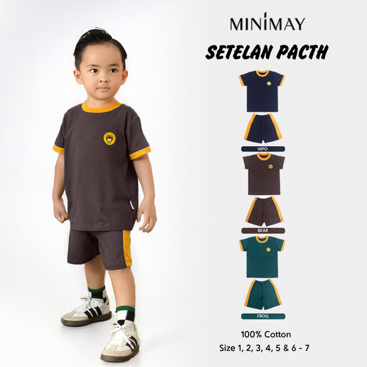 MINIMAY Setelan Patch Animal Set