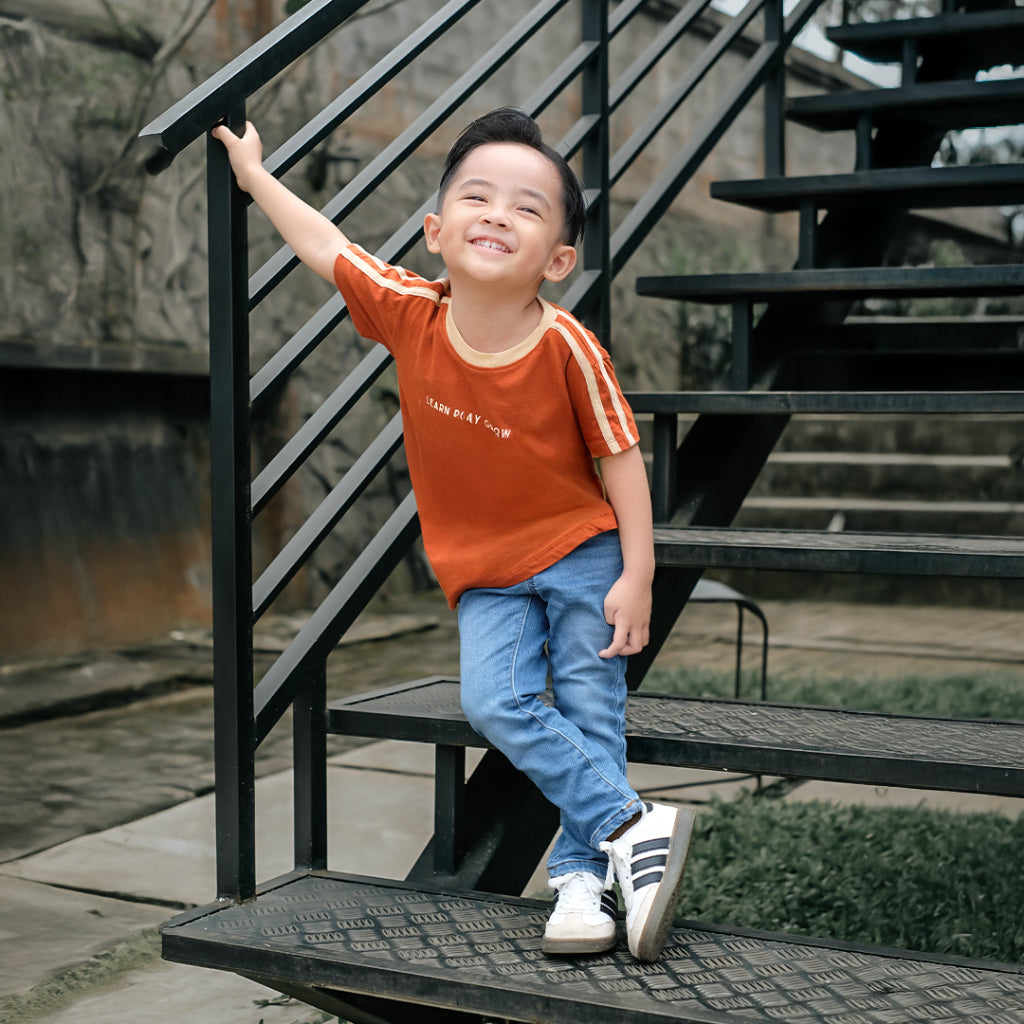 MINIMAY Kaos Sholuder Stripe