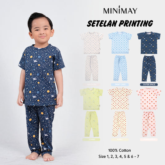 Setelan Piyama Printing