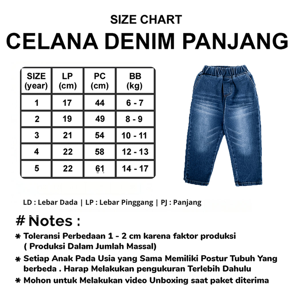 Celana Long Denim