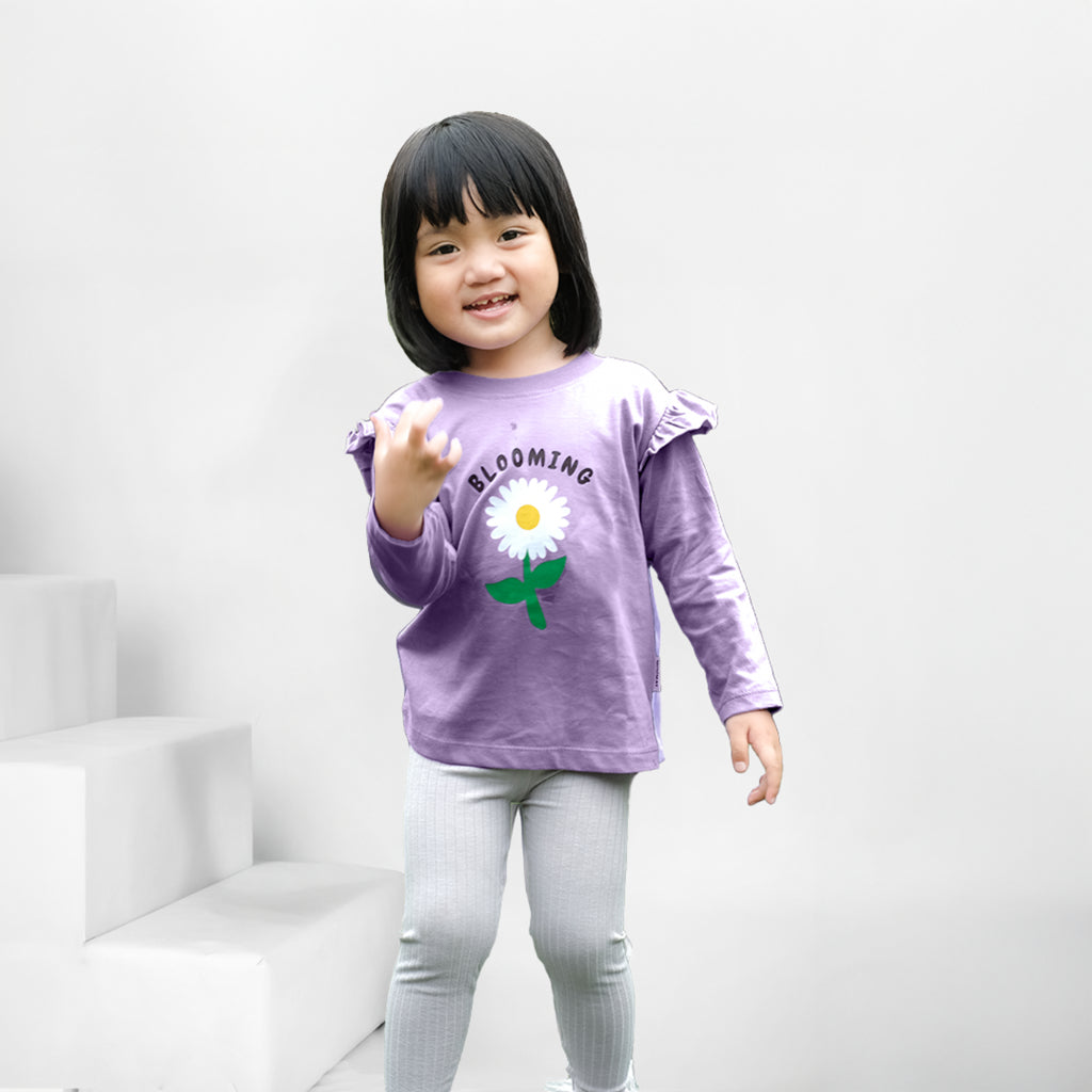 MINIMAY Kaos Lengan Panjang Bunga