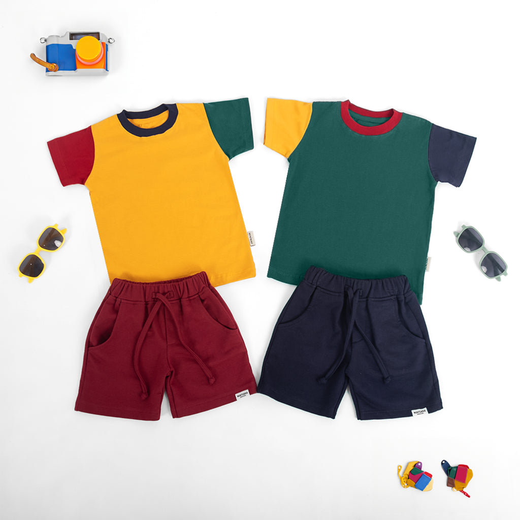 MINIMAY Kaos Colour Block