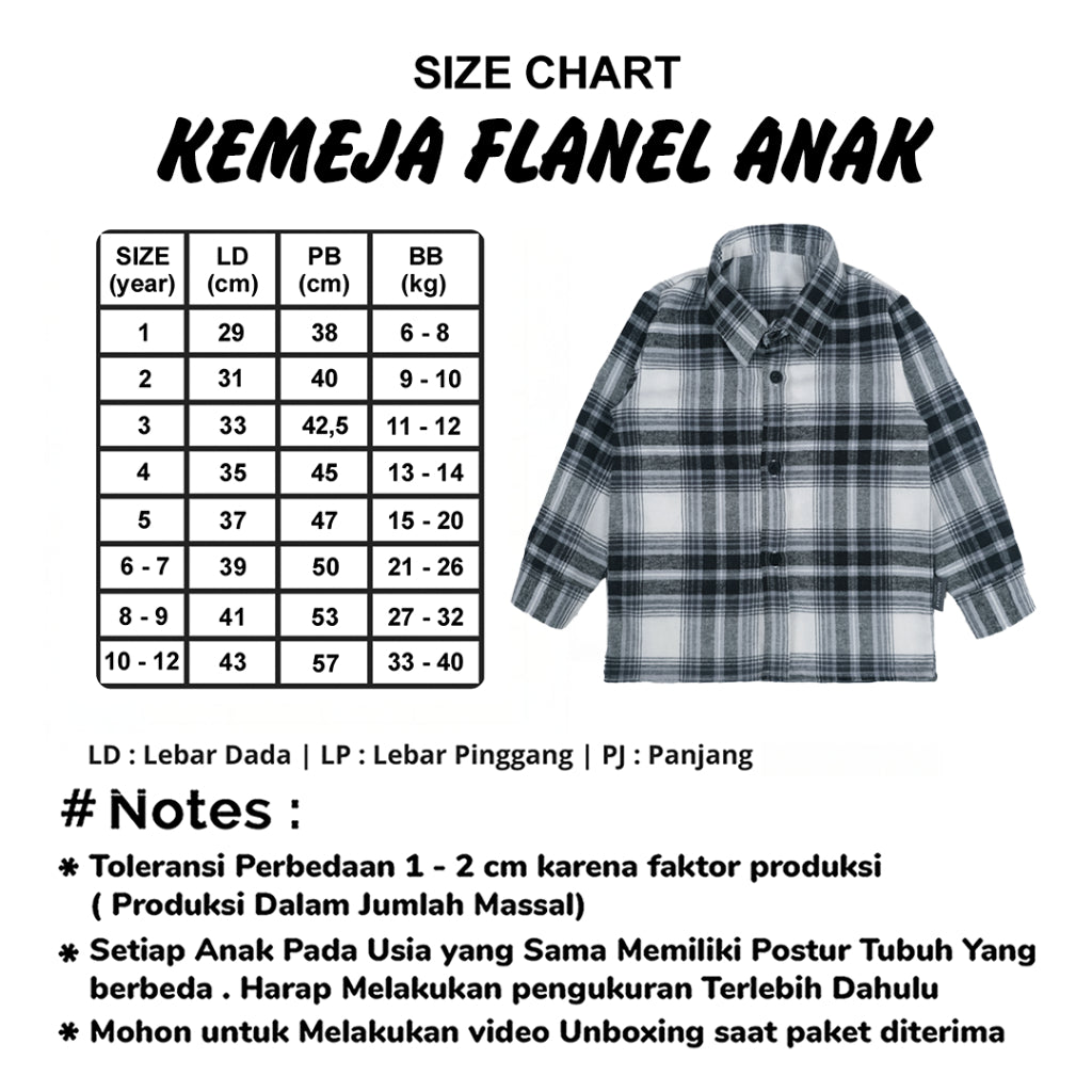 Kemeja Flanel