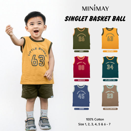 MINIMAY Kaos Singlet Basketball
