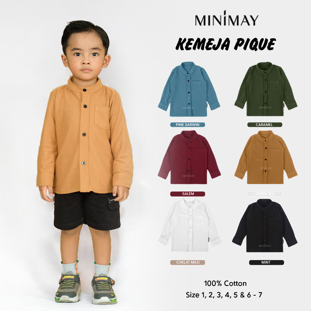 MINIMAY Kemeja Pique Long Pique