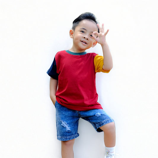 Celana Short Denim Sobek