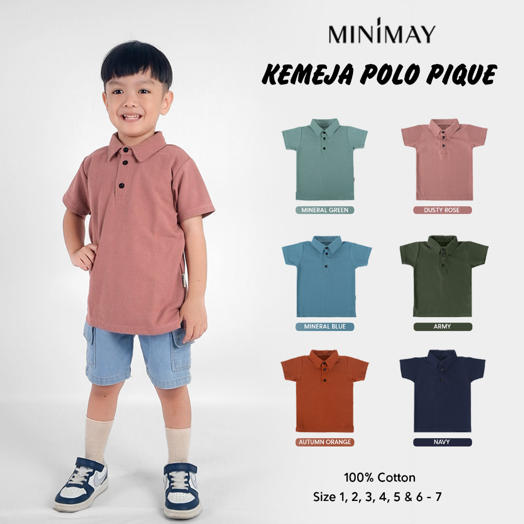 MINIMAY Polo Pique Shirt