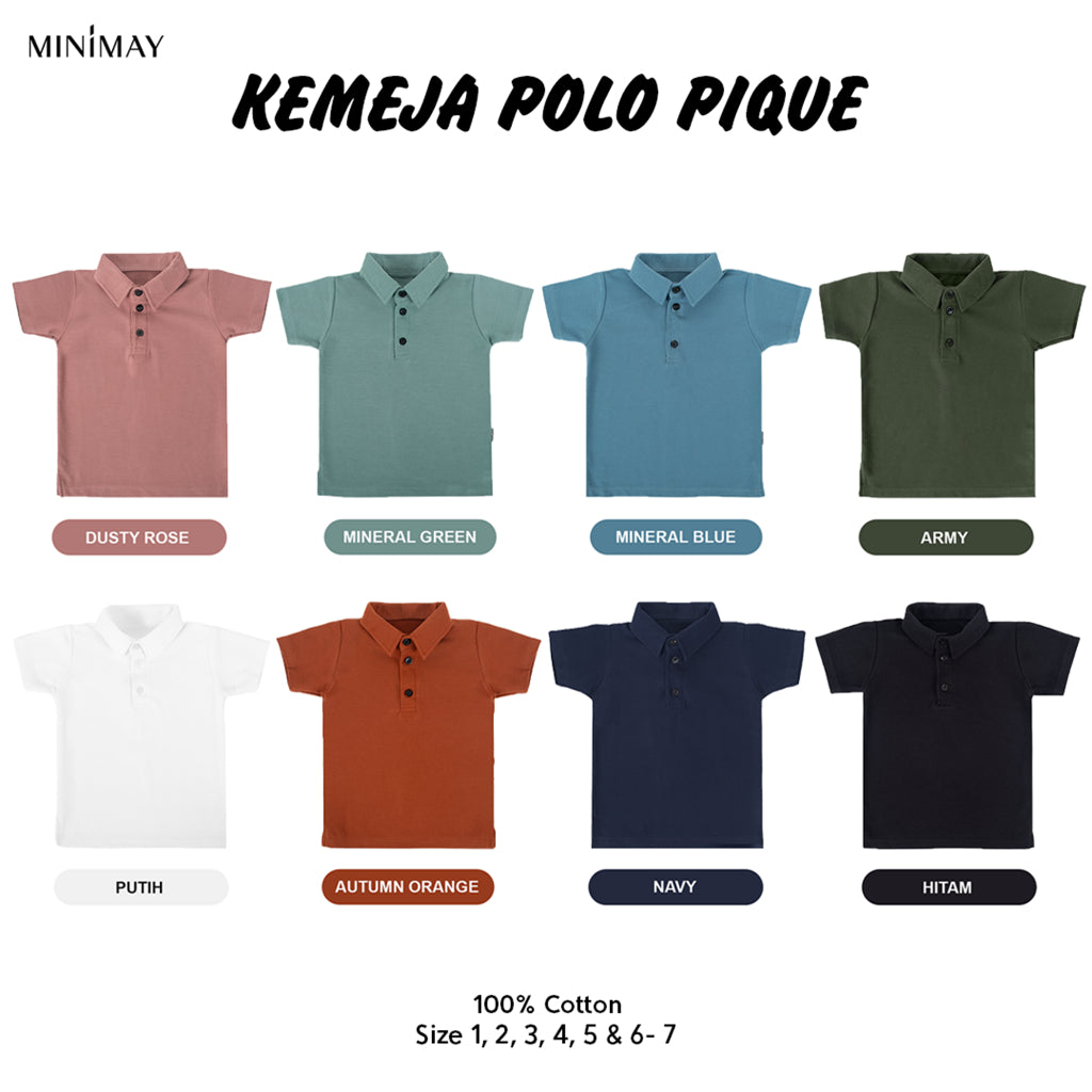 MINIMAY Polo Pique Shirt