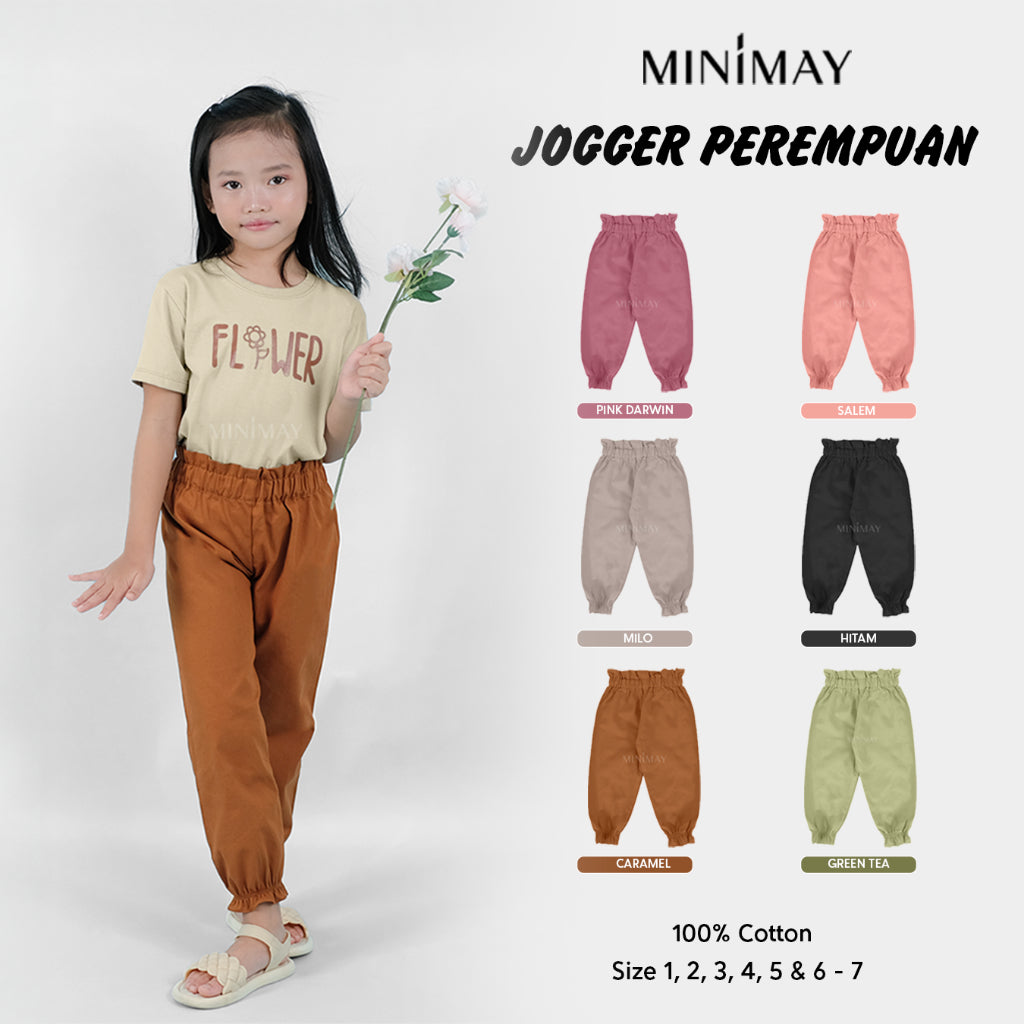 MINIMAY Celana Jogger Perempuan Candy