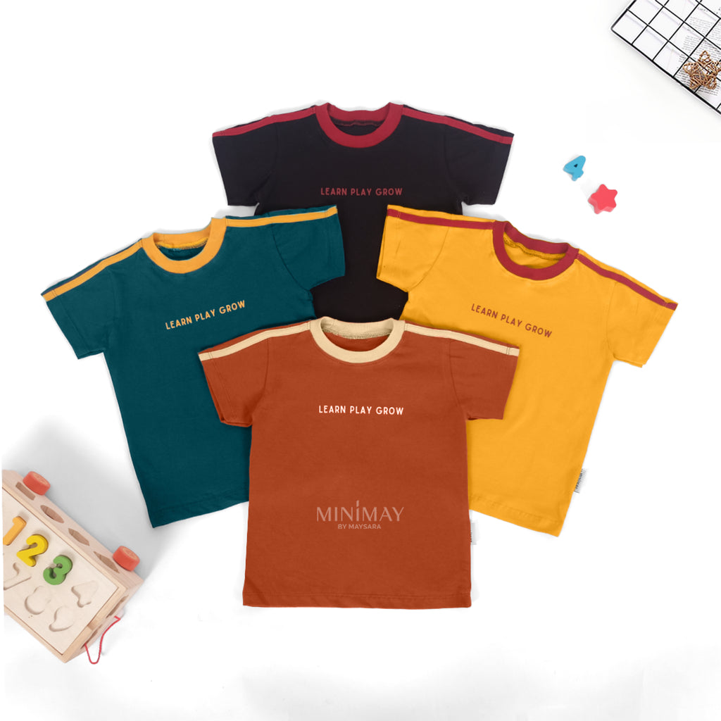 MINIMAY Kaos Sholuder Stripe