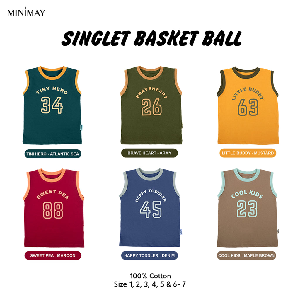 MINIMAY Kaos Singlet Basketball