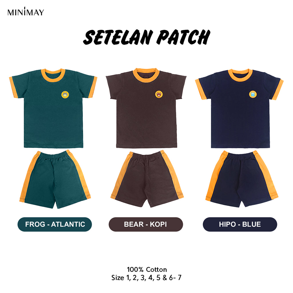 MINIMAY Setelan Patch Animal Set