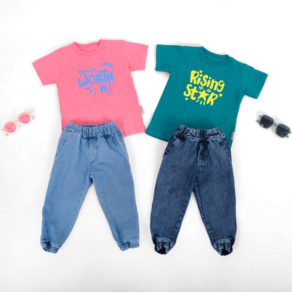 MINIMAY Celana Jogger Denim