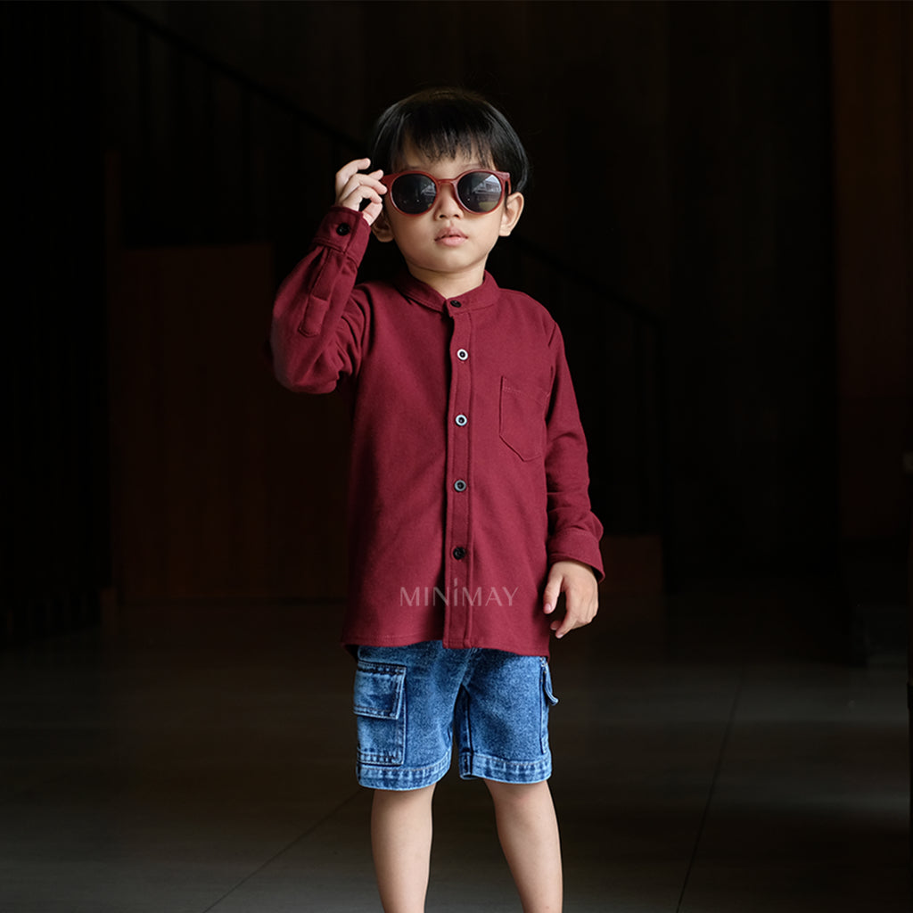 MINIMAY Kemeja Pique Long Pique