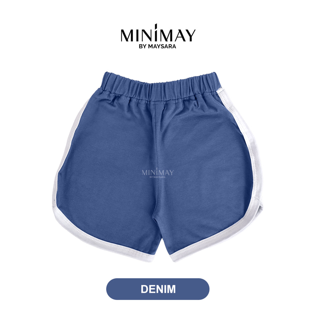 MINIMAY Celana Retro Anak White Line Retro