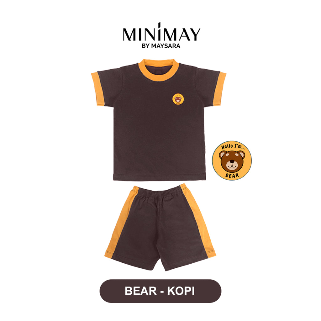 MINIMAY Setelan Patch Animal Set