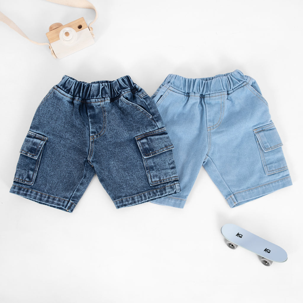 MINIMAY Celana Short Denim Cargo