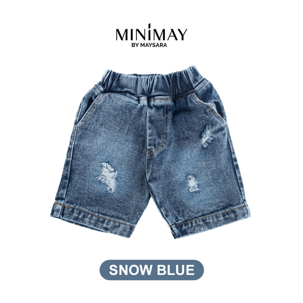 MINIMAY Celana Short Denim Sobek
