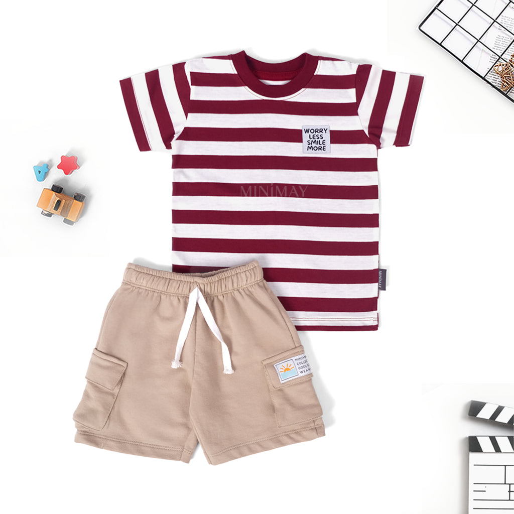 MINIMAY Kaos Stripes Patch Salur Patch