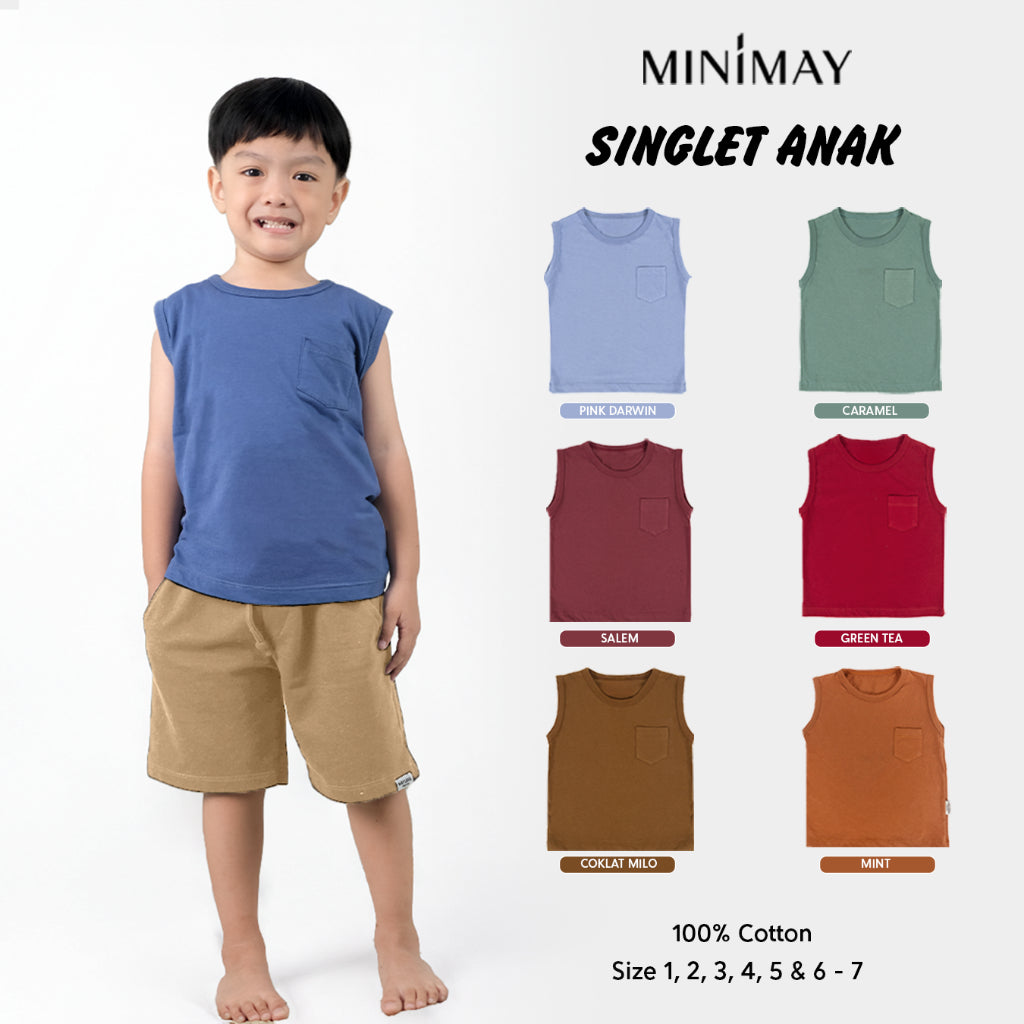 MINIMAY Kaos Singlet Anak