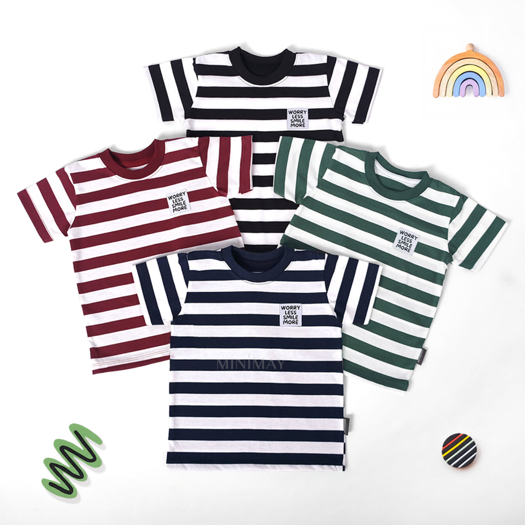 MINIMAY Kaos Stripes Patch Salur Patch