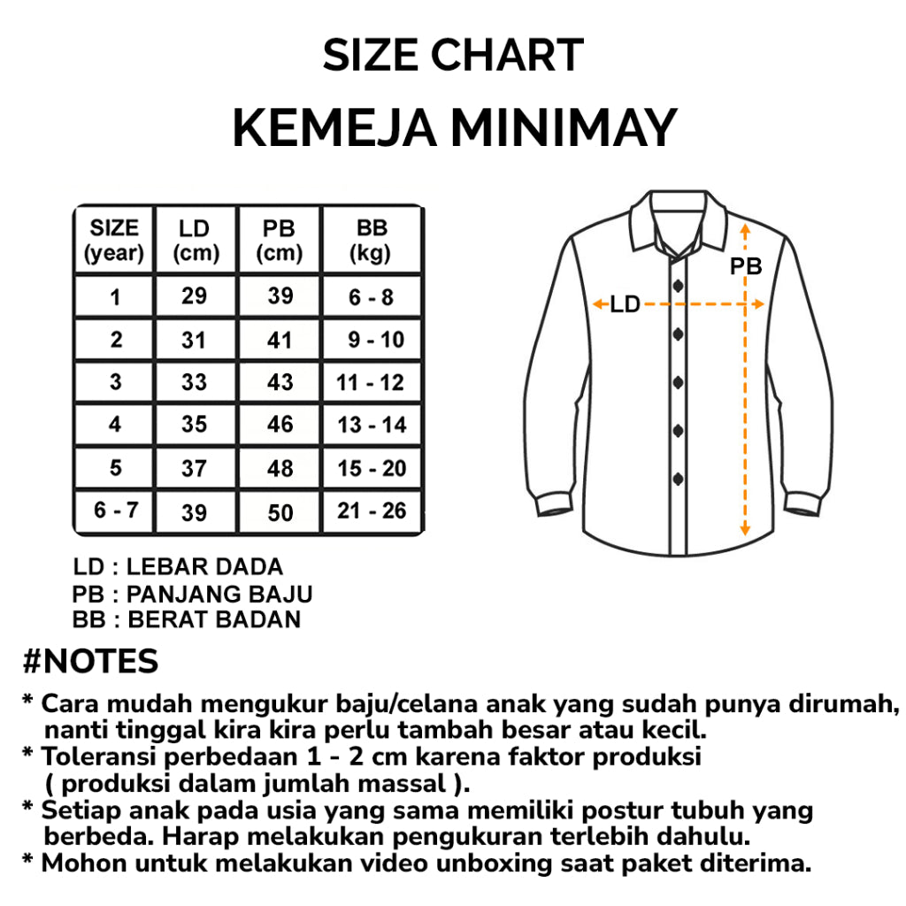 MINIMAY Kemeja Flanel Anak
