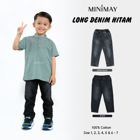 Long Denim Hitam