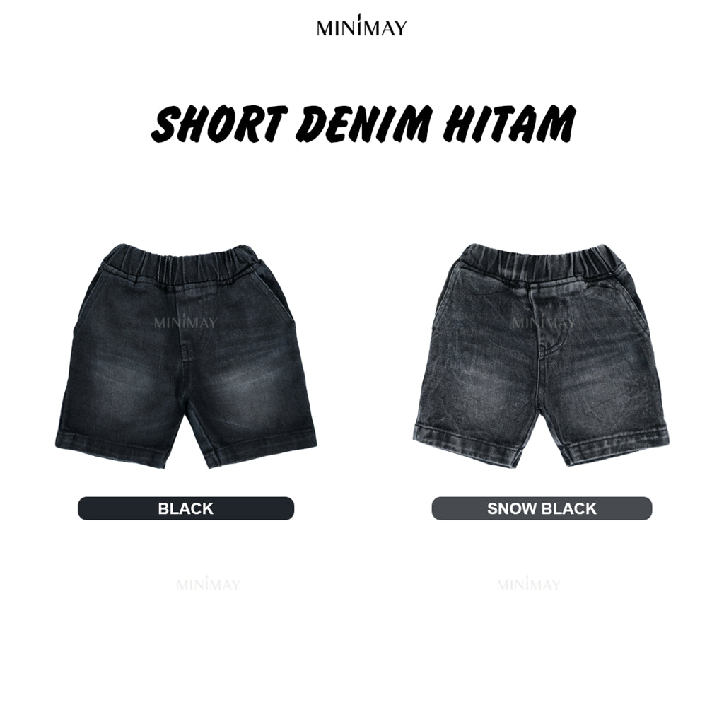Short Denim Hitam