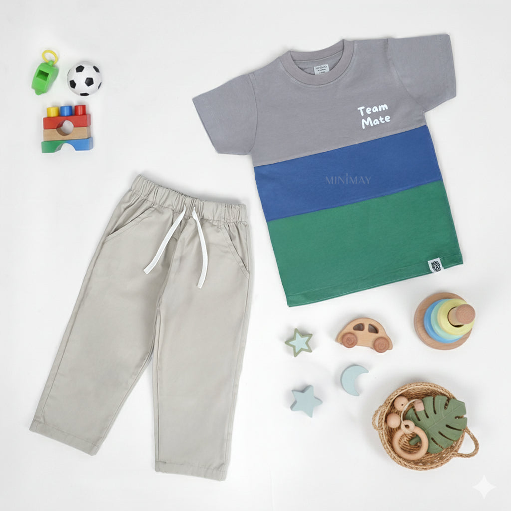 MINIMAY Kaos Anak Three Block TBV02