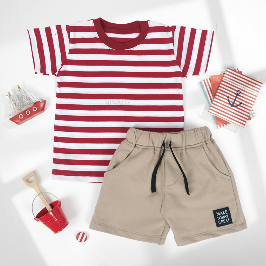 MINIMAY Kaos Striped Tee Versi 2