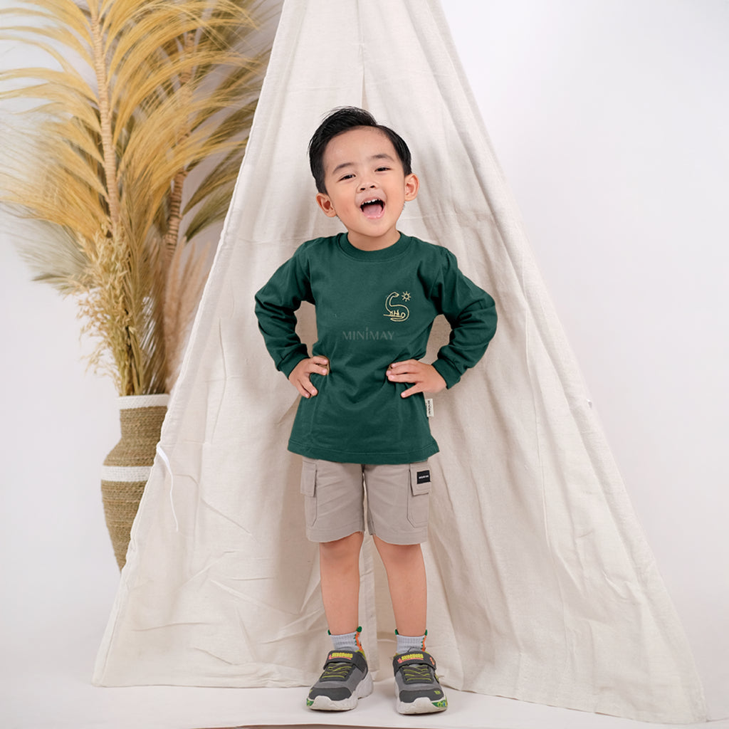 MINIMAY Kaos Lengan Panjang Dino