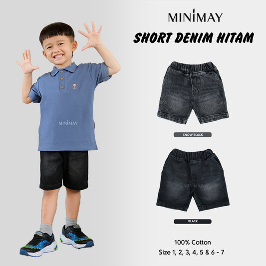 Short Denim Hitam