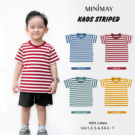 MINIMAY Kaos Striped Tee Versi 2