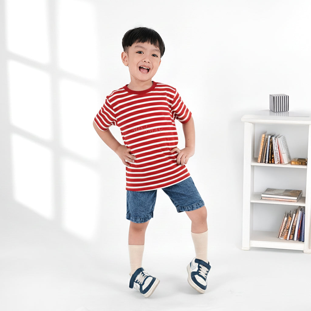 MINIMAY Kaos Striped Tee Versi 2