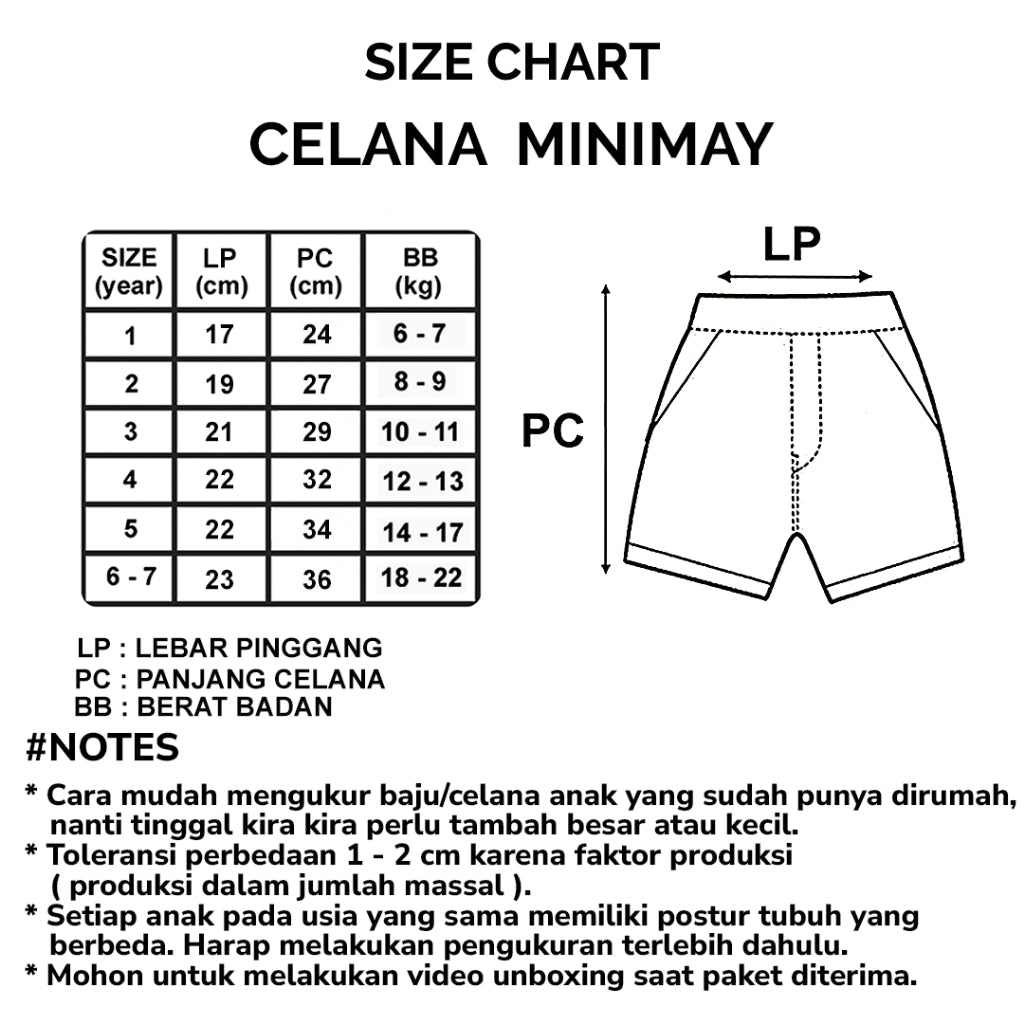 MINIMAY Celana Short Denim