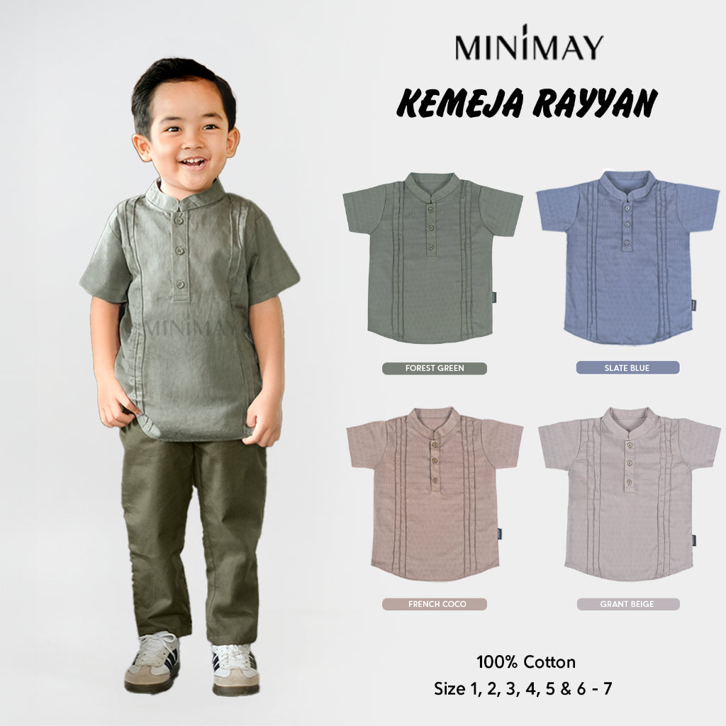 MINIMAY Kemeja Rayyan Dobby