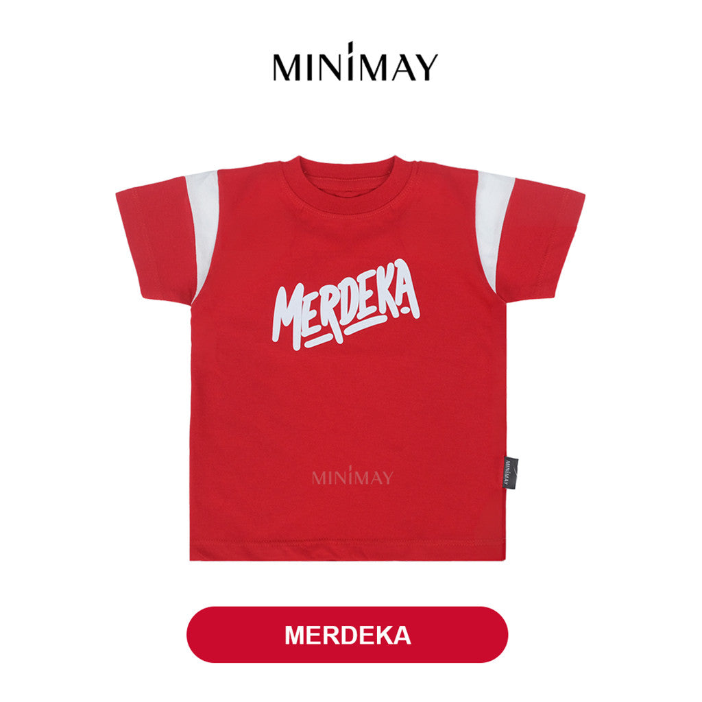 Kaos Anak 17 Agustus Indonesia Baju Merah Putih Kombinasi Usia 1 2 3 4 5 6 7 Tahun