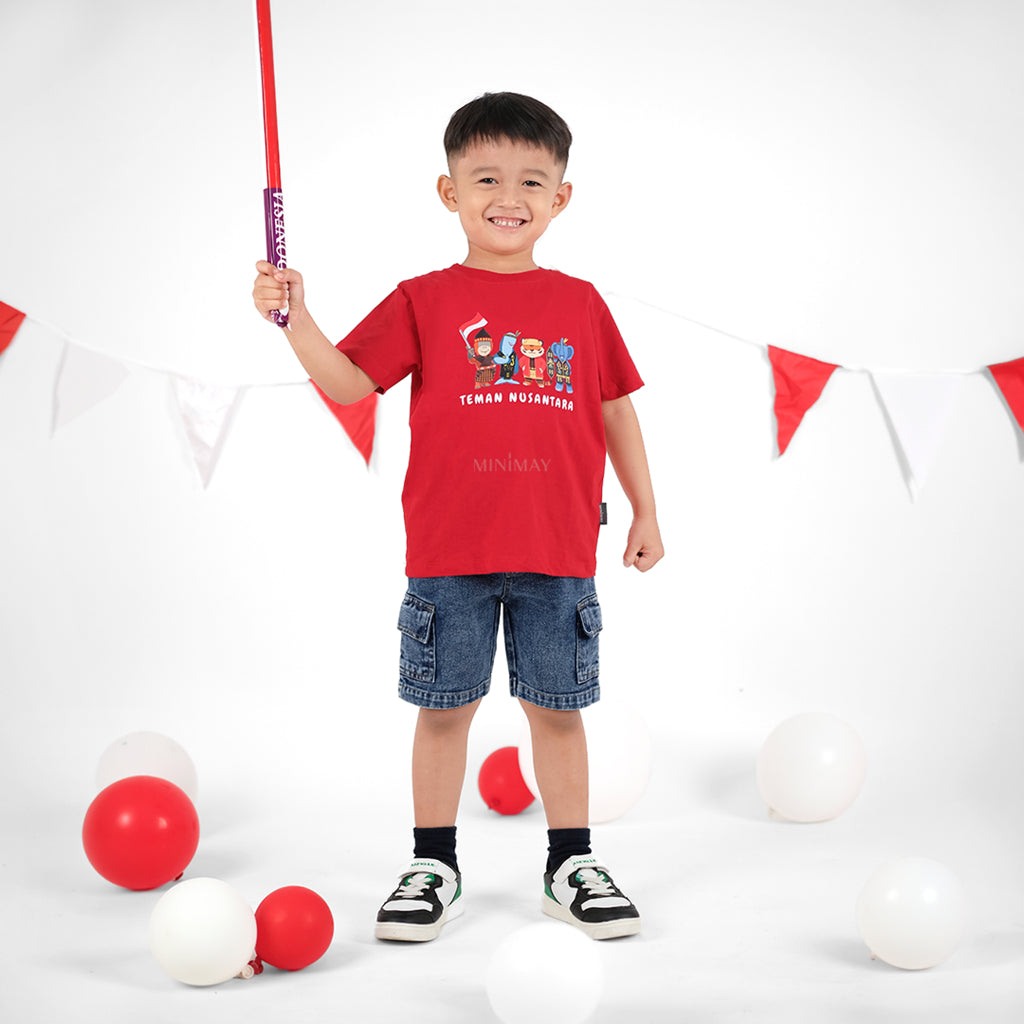 MINIMAY Kaos Anak 17 Agustus Baju Lomba