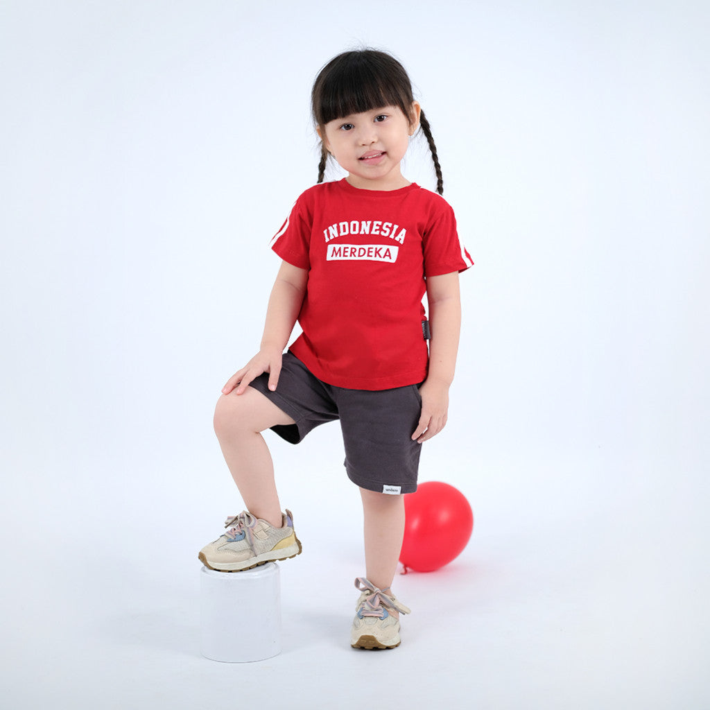 Kaos Anak 17 Agustus Indonesia Baju Merah Putih Kombinasi Usia 1 2 3 4 5 6 7 Tahun